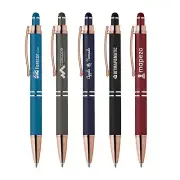 Phoenix Softy Rose Gold Classic Stylus Laser engraved with your logo - 100 QTY