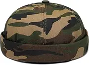 [YeeHeen] Dome Brimless Hats for Women Men Beanie Docker Cap Sailor Skull Cap