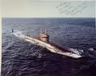 USS NATHAN HALE SSBN-623 signed color photo size 8 x 10 in. (SUBS-HHH)