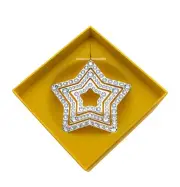 SWAROVSKI Gold Holiday Christmas Holiday Magic Star Ornament L Gift Box 5655938