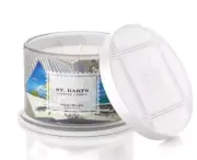 HOMEWORX by Harry Slatkin 4 Wick 18oz Jar Candle ST. BARTS * NEW