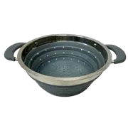 Supex Collapsible Grey Double Handle Colander