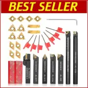 Durable 21-Piece Indexable Lathe Turning Tools with CVD Coating - User Friendly