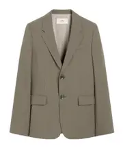 Long-sleeved wool suit coat IT50,IT48,IT46 smoky grey