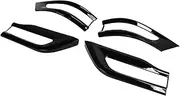 Car Rear Tail Lights Tail Light Cover Trim Gloss Black Wear for Grand Cherokee 2014‑2020 Resistant Tail Lamp Bezel Sturdy Replacement