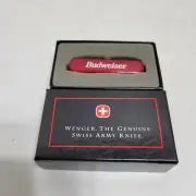 NEW OLD STOCK Collectible Budweiser Swiss Army Knife Wenger Delemont Switzerland