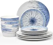 [Noritake] Hanabi Coupe Dinner Set 12pc