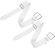 [Kisangel] Elastic Waist Belt Baseball Belt for Women Mens Youth Sports Gear Imitation Leather Steel Fashionable