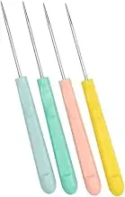ULTECHNOVO 4pcs Biscuit Stir Needle Multi Use Icing Scribe Tool for Cookie Decorating and Cake Baking Made for Sugar Stirring and Shaping Designs