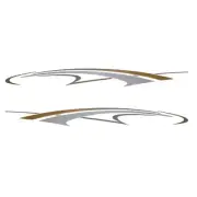 Rinker Boat Vinyl Decal VS006801-03-NT / 218380 | 84 x 8 1/2 Inch (Set of 2)