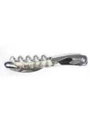 Laguiole Grand Cru Ram Horn Waiters Corkscrew, leather pouch
