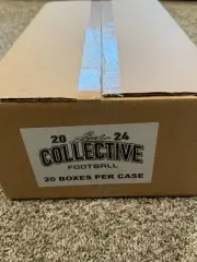2024 LEAF COLLECTIVE FOOTBALL - Sealed Case 40 AUTOGRAPHS / 20 Blaster Boxes