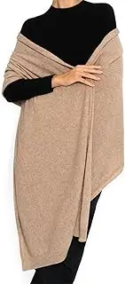 [ENETIX] Women's Cashmere Wool Oversized Shawl Wrap, Solid Color Pashmina Ultra Soft Stole Scarf for Women with Gift Box