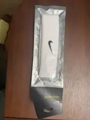 Nike Swoosh Headband - NEW Unopened Package - White with Black Check