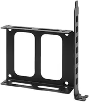 Ronyme Double SSD Mounting Bracket Metal Mount Bay 2.5 inch Hard Drive Mount HDD Dock Easy to Install Metal SSD HDD Holder , Black