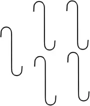 LALADEFIEE 5Pcs Heavy Duty S Shaped Flowerpot Hanging Hooks Planter Hangers for Garden Home and Outdoor Use Easy No Tool Installation Versatile for Lanterns and Wind