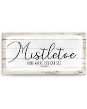 Ready2HangArt Mistletoe Canvas Wall Art by Olivia Rose