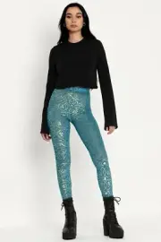 BlackMilk Witcher Burned Velvet Triss Leggings