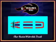 1/64 '57 T-Bird Flying Colors Replica Decal SCR-0493