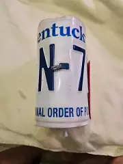 Kentucky Police License Plate Hanging Birdhouse: Handmade , Unique Yard Art
