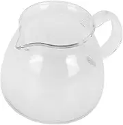 KICHOUSE Elegant Glass Coffee Maker Small Pitcher Tea Steeper Cold Brew for Sharing Wire Spout
