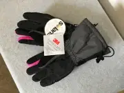 Solaris Men's L Ski & Snowboard Insulated Gloves w/Hand Warmer Pocket NWT! #YD-3
