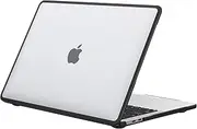 BlueSwan Compatible with MacBook Pro 13 inch Case 2025 2022-2017 A2338 M2/M1 A2289 A2251 A2159 A1989 A1706 A1708, Anti-Cracking and Anti-Fingerprint Hard Shell Case, Soft TPU Bumper + PC