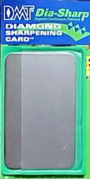 Sharpening - Credit Card Diamond Plate