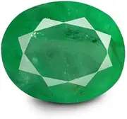 [JAGDAMBA GEMS] Emerald Stone Original 7.25 Ratti Natural Certified Loose Precious Panna Gemstone, Natural Emerald Panna Loose Gemstone, Emerald, Natural Emerald Panna Loose Gemstone, Emerald, Natural