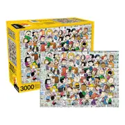 3000pc Aquarius Peanuts Cast Crew Jigsaw Puzzle Kids/Teens/Children Game