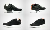 在飛比找Yahoo!奇摩拍賣優惠-【100%正品現貨】Adidas NMD R2 PK編織黑C