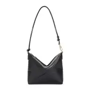 [Loewe] Loewe-Black Calf Leather Puzzle Fold Pouch-Donna OS OS