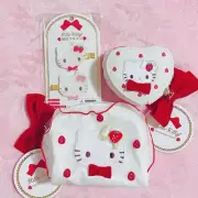 Sanrio Hello Kitty Sweet Strawberry Shortcake Pouch Hair Clips Bundle