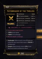 PC Xbox PS | Tiny Tina's Wonderlands | Modded Fatebreaker Sword | Melee Weapon