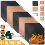 BBQ Baking Mat Copper Grill Mats Pad Non Stick Mat Pad Bake Cooking Sheet Liner