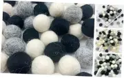 Wool Pom Pom Ball 2cm 80pc Felt Ball Party Decor DIY Custom Felt Ball Home