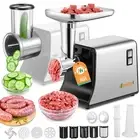 2 in 1 Electric Cheese Grater Meat Grinder Electric Vegetable Processor Machi...