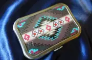 Fashionable Contact Lenses Case...Navajo...one of a kind!