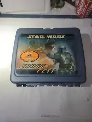 Star Wars Jango Fett Boba Fett 2002 Plastic Lunch Box & Thermos