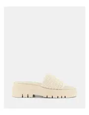 [Novo Shoes] Scully Slides in Beige