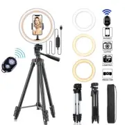 26cm Photo Ringlight Led Selfie Ring Light Phone Remote Control Tripod