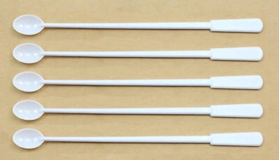 5pc Resuable Micro Mini Tiny Spoon Scoop Pick Up Small Items or Fish Feed Feeder
