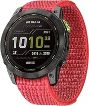 [Fleshy Leaf] 22mm Nylon Watch Bands for Fenix 5/Fenix 6/Fenix 7 Band 22mm Watch Band for Fenix 5 Plus/Fenix 6 Pro/Fenix 7 Pro/Forerunner 935