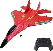 2.4G 2CH Remote Control Mig 530 RC Glider Fixed Wing 320mm, Red