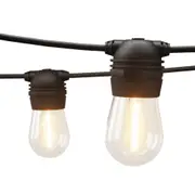 17m/34m Solar Festoon Lights Outdoor Fairy String Lights Christmas Party