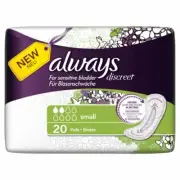 Always Discreet for Sensitive Bladder Small Pads 20 Pack