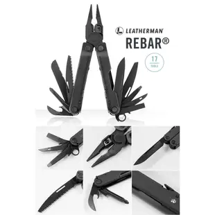 ～工具小妹～公司貨 保固25年  Leatherman Rebar 工具鉗-軍事黑(尼龍套) #831563