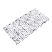 30X15cm Thick Cloth Patchwork Sewing DIY Tool Ruler Transparent Quilting Sewing Patchwork Foot Aligned Ruler
