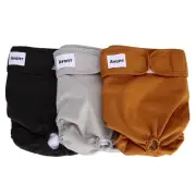 Avont Set of 3 Dog diapers manner bell sanitary pants washable and reusable 418