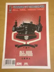 TRANSFORMERS ALL HAIL MEGATRON #13 RI COVER 2009 IDW TREVOR HUTCHISON